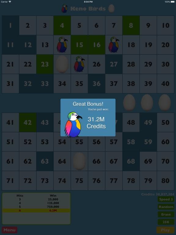 Keno Birds screenshot 6