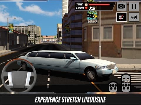 Limousine Car Driver Simulator 3D – Drive the luxury limo & take the vip guests on city tour screenshot 5
