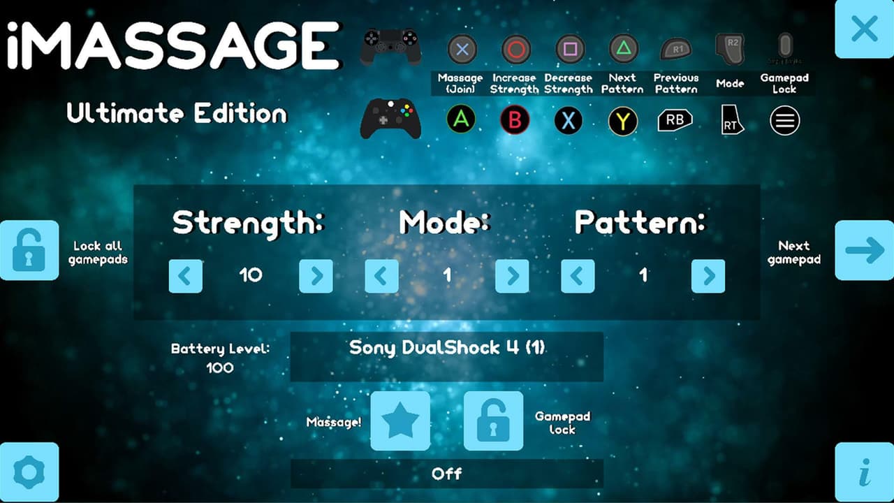 iMASSAGE UE v2.0 screenshot 2
