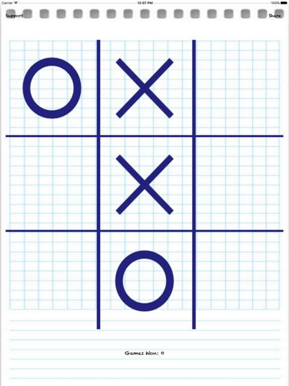 Tic Tac Toe Apple Watch