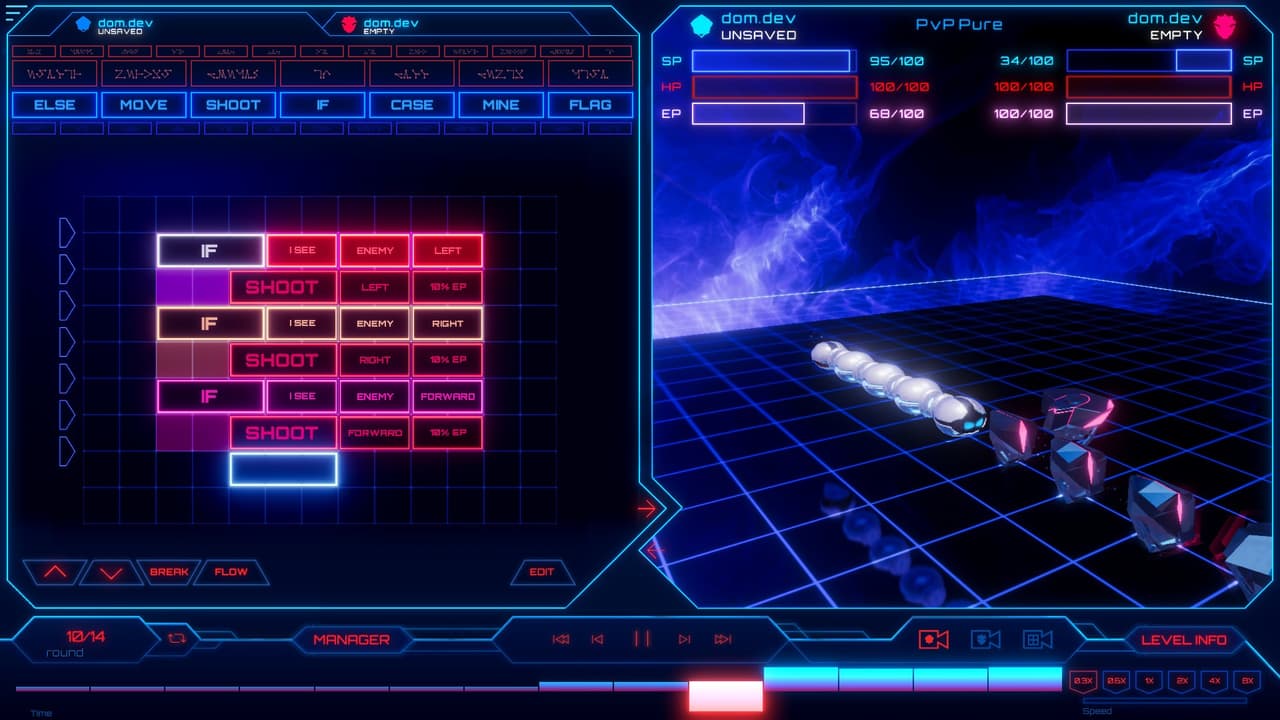 RoboSnakes: Core Wars Legacy screenshot 2