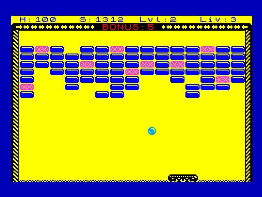 Brickz! - Demo Version (ZX Spectrum Next) screenshot 2