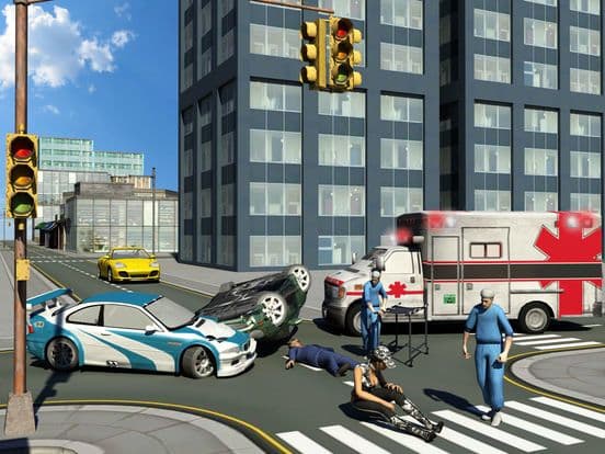 Ambulance Driver 3d Simulator Games