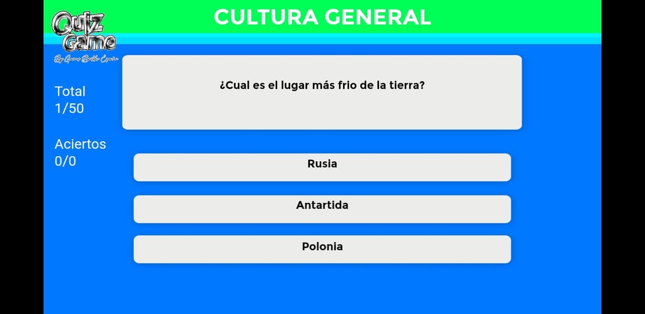 Quiz Game By Games Builder España screenshot 4