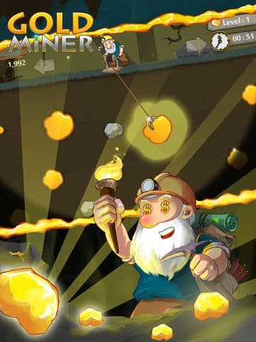 Gold Miner 2016—Classic Gems Craft Rush & Shape Clicker Games(2 Player + Free) screenshot 3