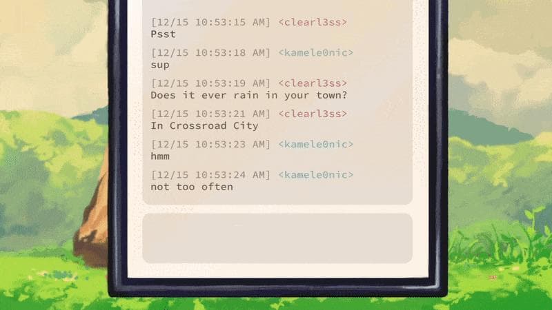Monospaced Lovers — Demo screenshot 2