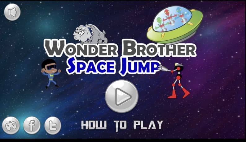 AFRO-MAN WONDER BROTHER SPACE JUMP