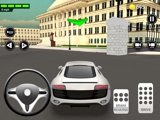 Driving Trump Car Simulator 3D screenshot 2