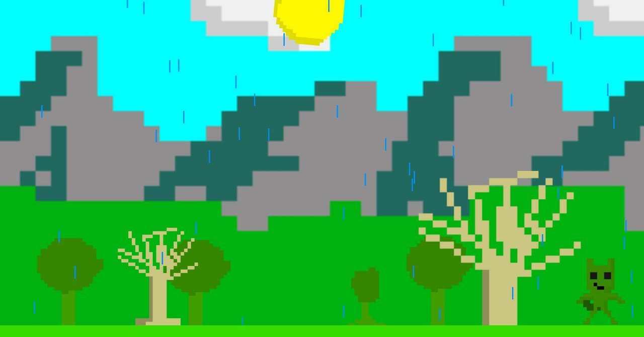 Trees,Rain and Squirells