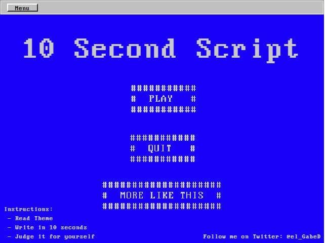 10 Second Script