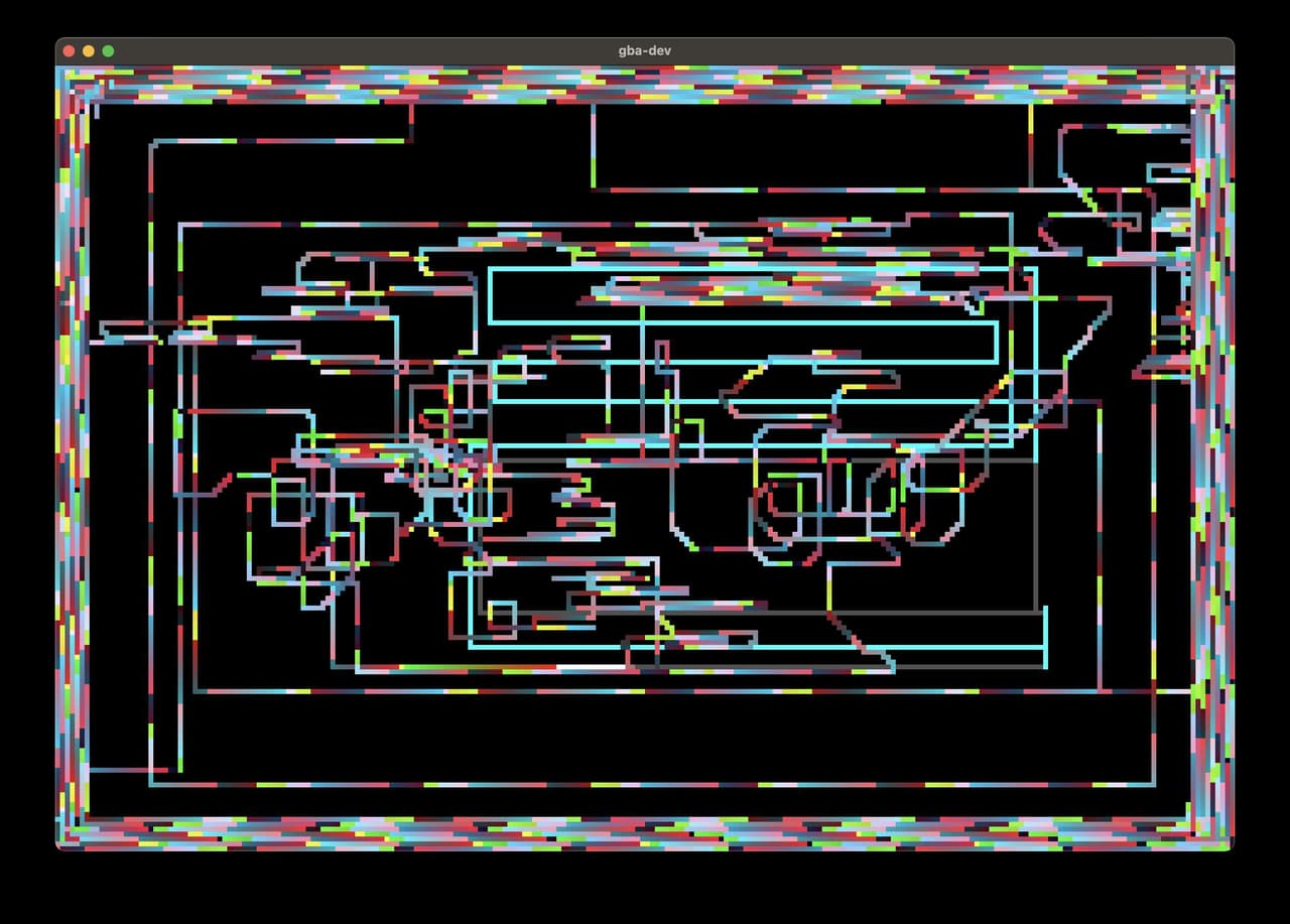 GBA-Sketch - a drawing application for Gameboy Advance screenshot 3