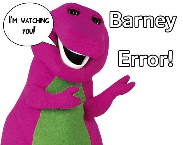 Barney Error (15 Chances)