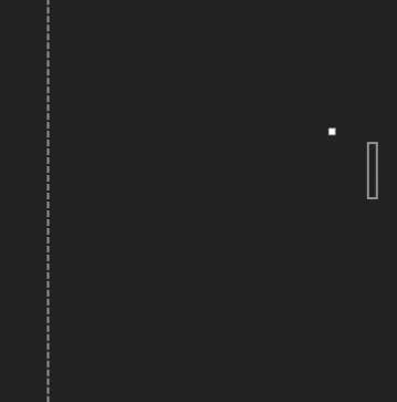 Minimalist Pong