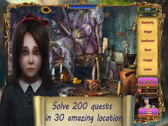 Hidden Object: Alices Adventures an Old Castle screenshot 3