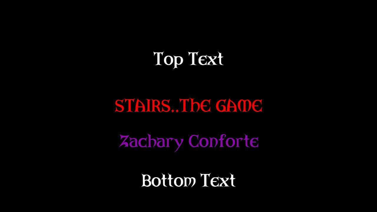 Stairs...The Game