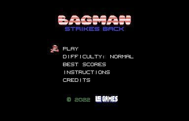 Bagman Strikes Back (C64) screenshot 2