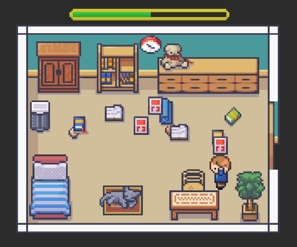 Bed time! Tidy up