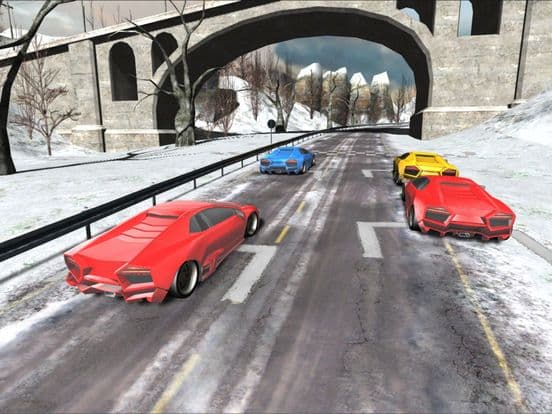 Car Racing Winter PRO