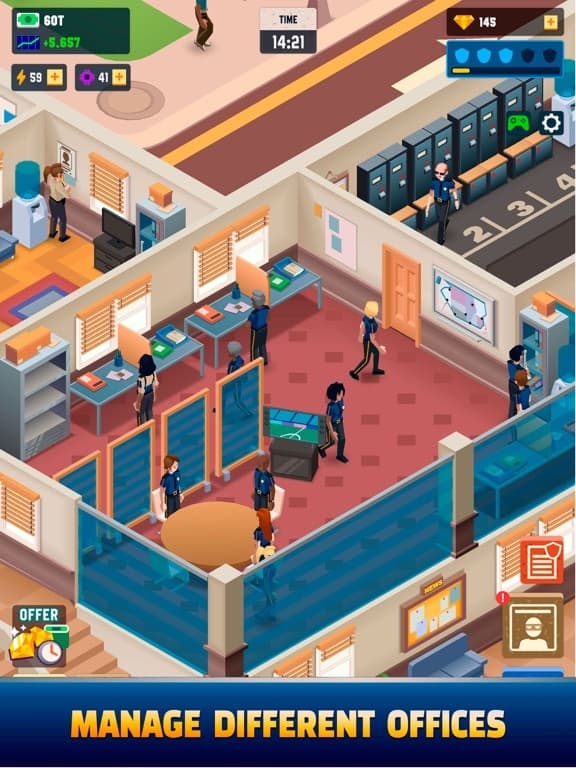 Idle Police Tycoon - Cops Game screenshot 3