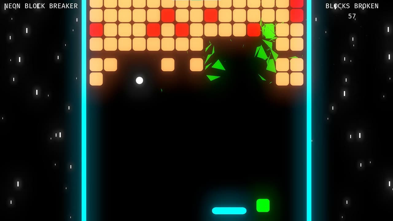 Neon Block Breaker screenshot 2
