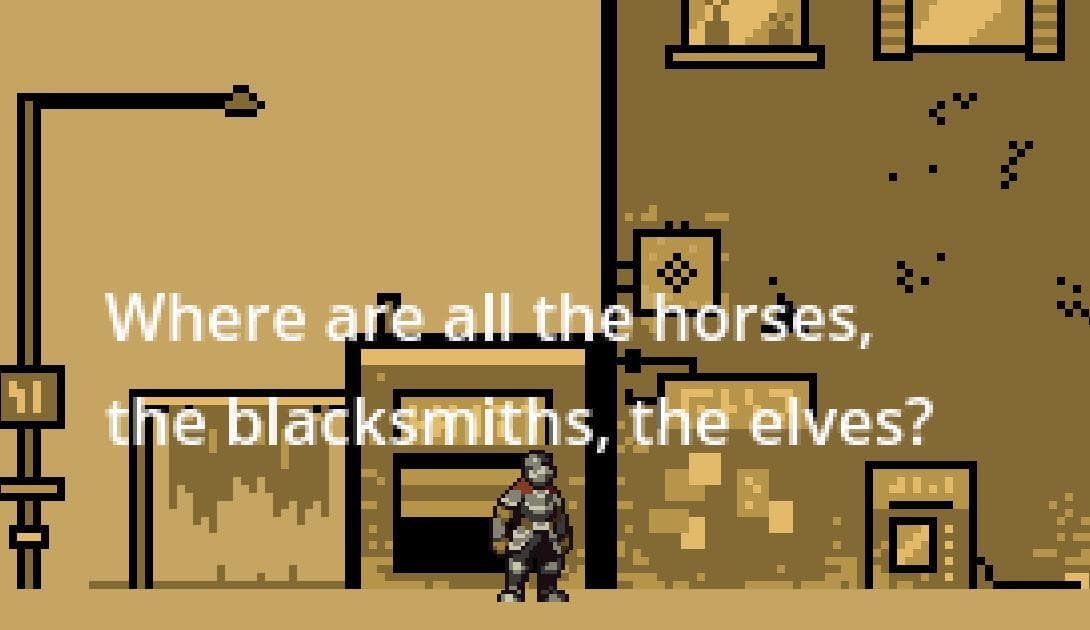 A knight and his phone