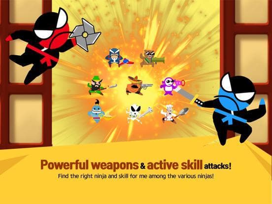 Jumping Ninja Battle-2 Player screenshot 6