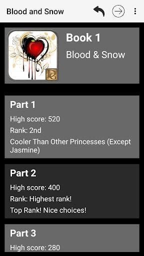 Blood and Snow (Choices Game) screenshot 5
