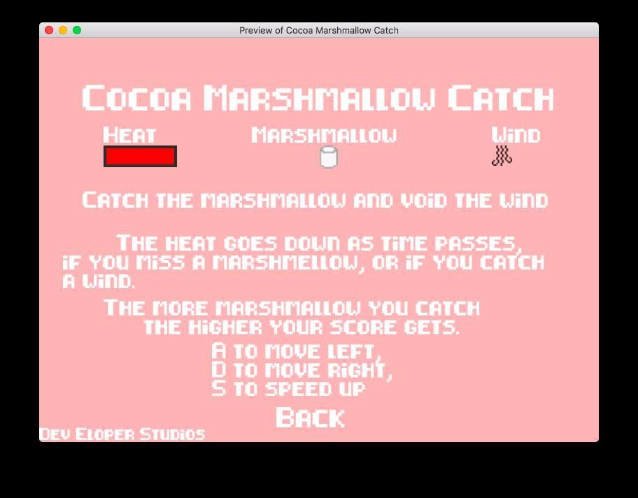 Cocoa Marshmallow Catch