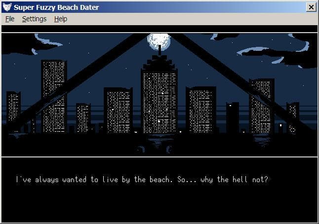 Super Fuzzy Beach Dater Demo screenshot 2