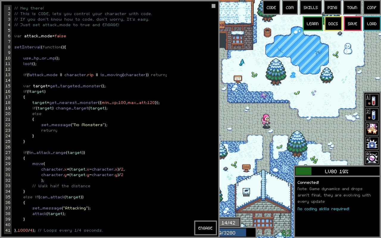 Adventure Land - The Code MMORPG screenshot 3