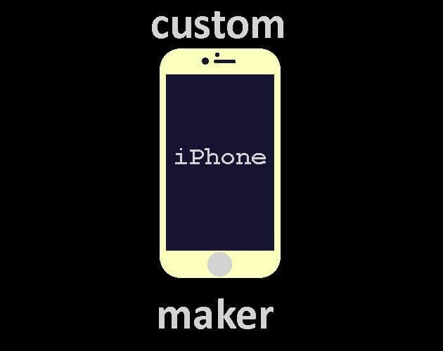 Custom iPhone Maker