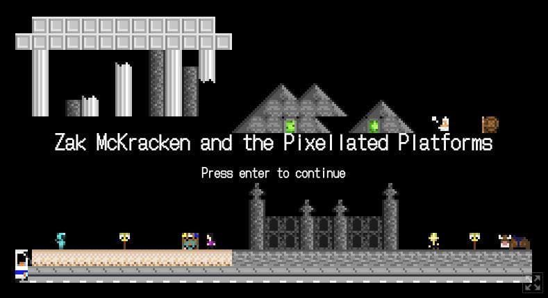 Zak and the Pixellated Platformer screenshot 2