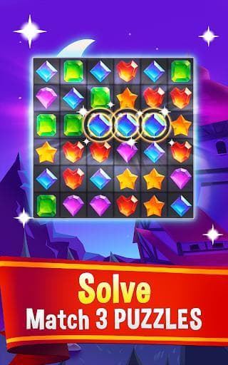 Mystic Gems: Magic Jewels Match3 screenshot 2