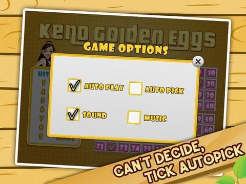 Classic Keno Golden Eggs - Bonus Multi-Card Play Free Edition screenshot 5