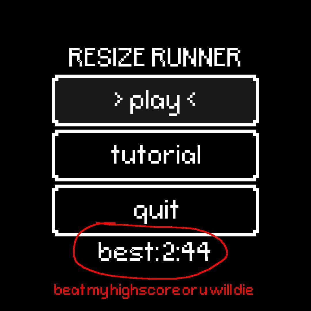 Resize Runner