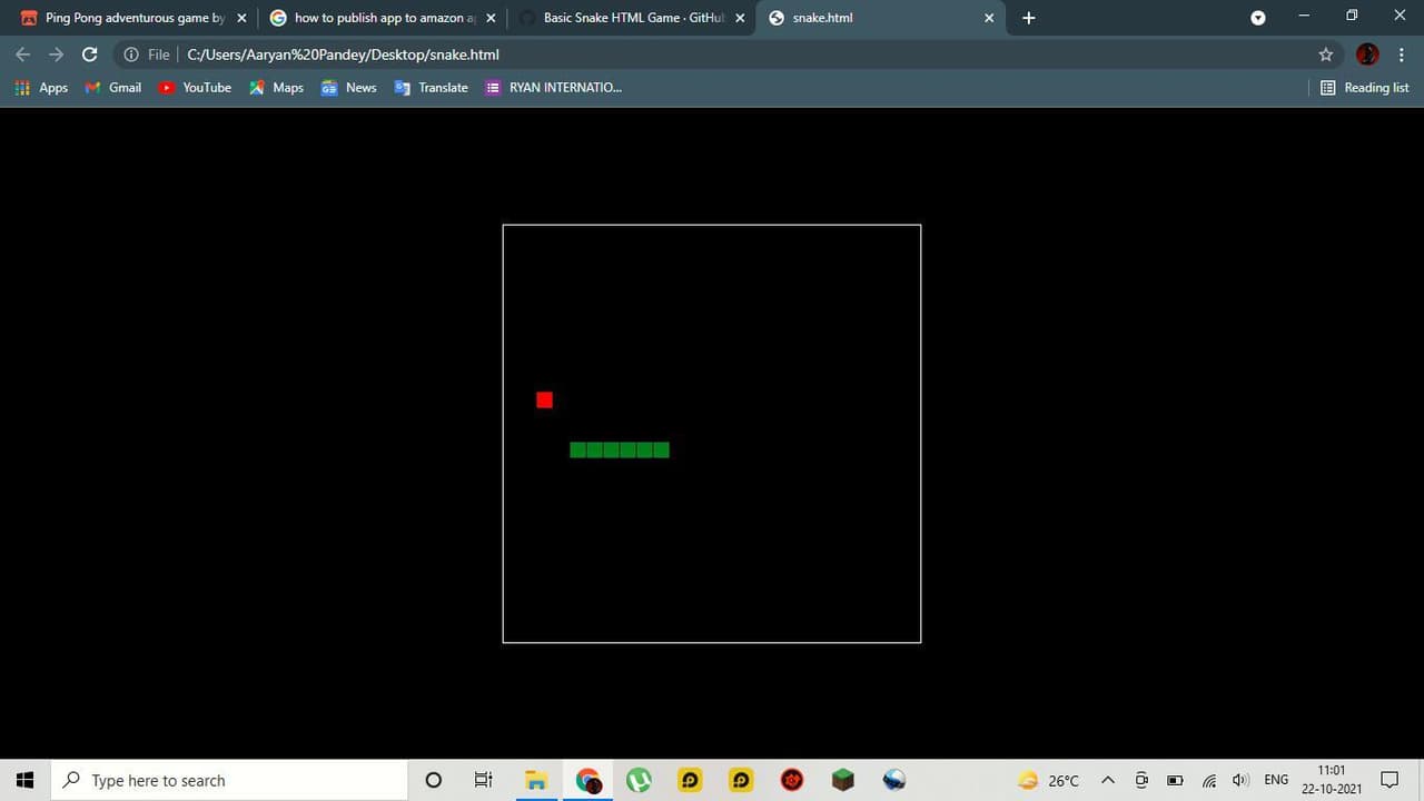 Snake adventure game
