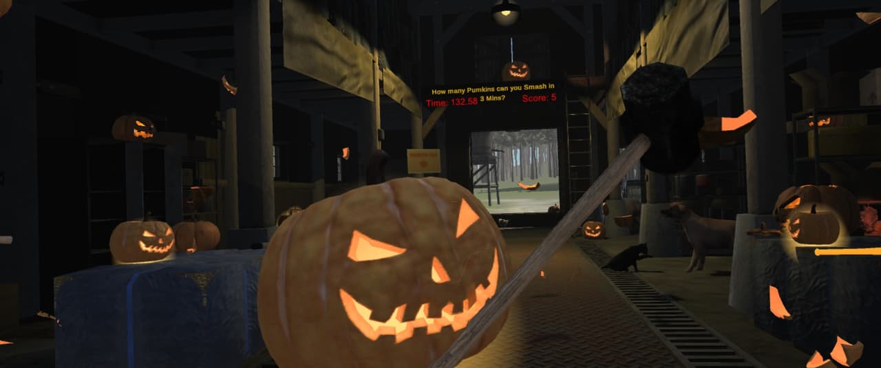 Pumpkin Smasher VR screenshot 2
