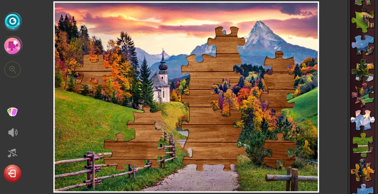 Swiss Alps Jigsaw Puzzles (itch) screenshot 2