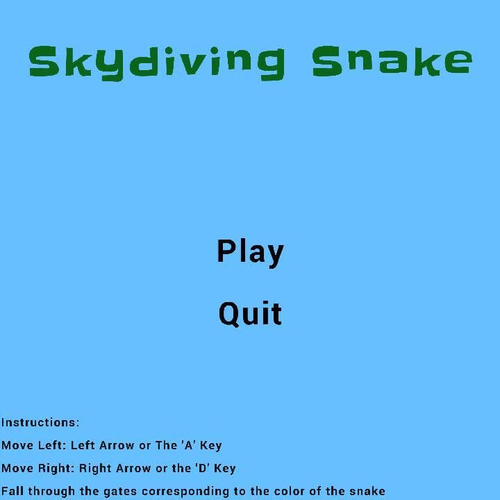 Skydiving Snake screenshot 2