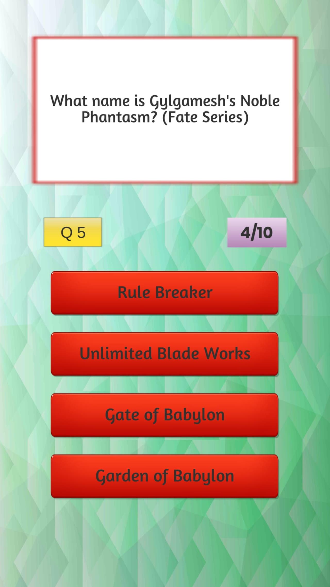 Anime Quiz (WBhlietue)