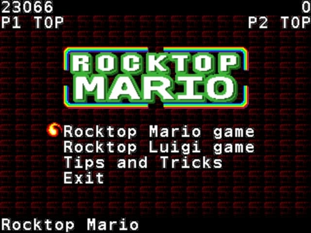Rocktop Mario screenshot 2