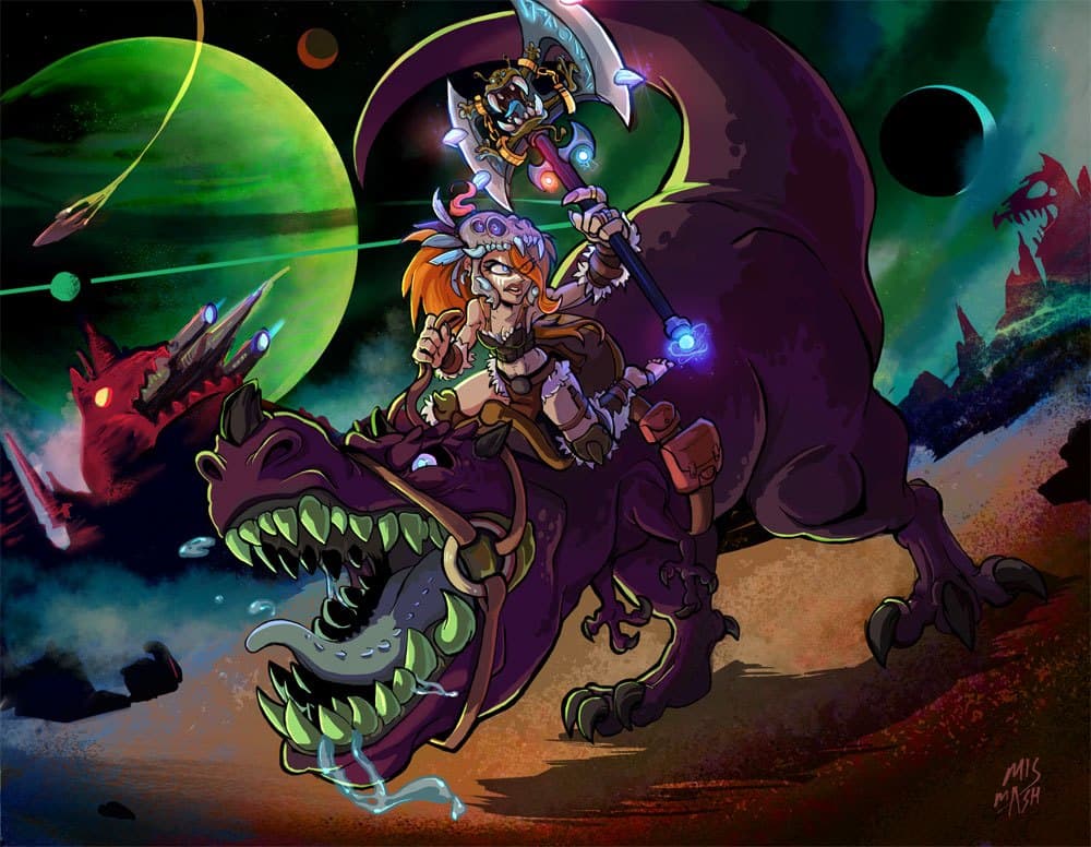 Crypt Shyfter: The Dinosaur Wizard (kungfuspacebarbarian)
