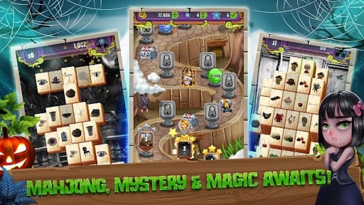 Mahjong Solitaire: Mystery Mansion screenshot 2