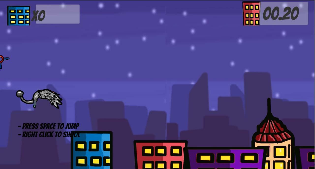 Kaijuu VS Ufo screenshot 2