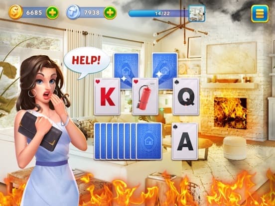 Solitaire Tripeaks Makeover screenshot 2