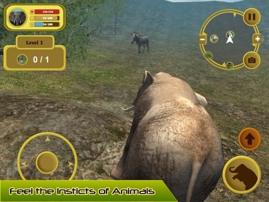 Wild Elephant Simulator 3D screenshot 4