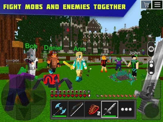 Planet of Cubes Survival Craft screenshot 3