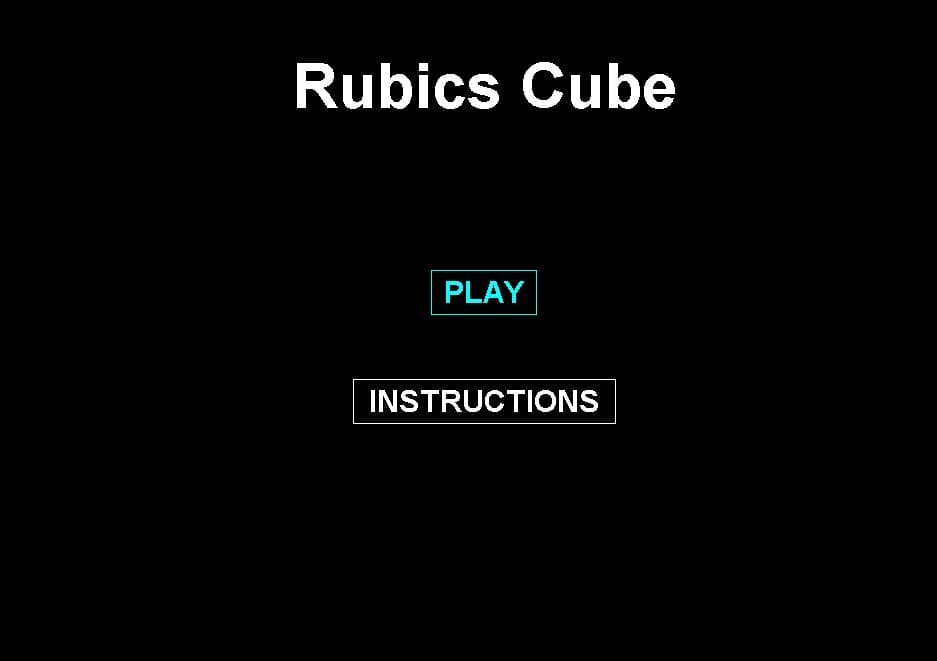 Java Rubics Cube (Yes I know it is "Rubiks" and not Rubics) screenshot 2