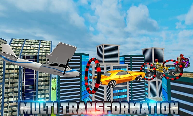 Transform Racing 2018: Car, Quad Bike & Airplane screenshot 4