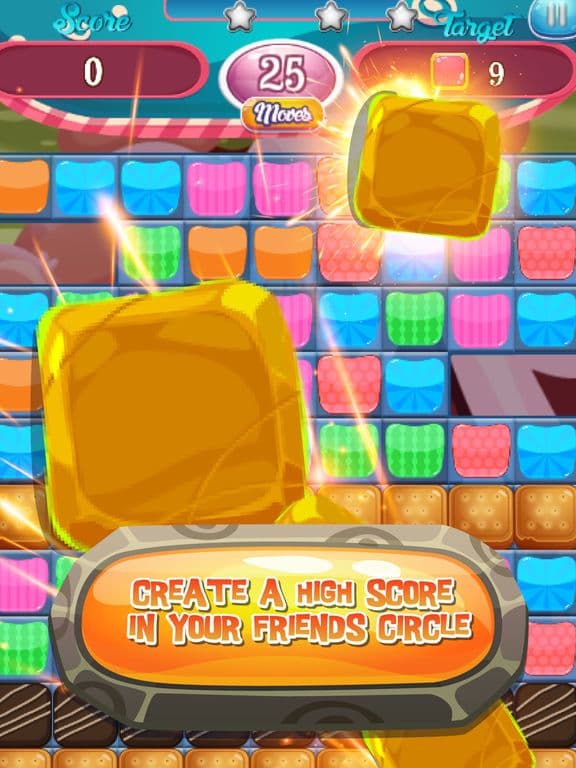 Lovely Couple Sweet Candy Puzzle Match 3 Game screenshot 3